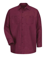 Red Kap Men's Industrial Long Sleeve Work Shirt