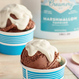 Creamery Ave. Ready-to-Use Marshmallow Dessert / Sundae Topping 11 lb. - 2/Case
