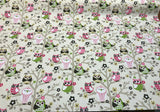 Waverly Sit'N A Tree Cotton Fabric - Beige Background, Fruit Punch Owls, 45" Width (1 Yard)