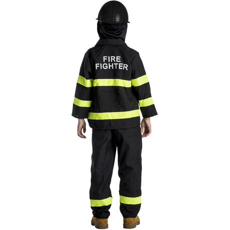 Deluxe Fire Fighter Dress Up Costume Set