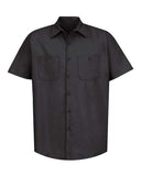 Red Kap Men's Industrial Short Sleeve Work Shirt