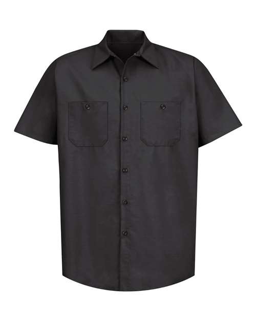 Red Kap Men's Industrial Short Sleeve Work Shirt