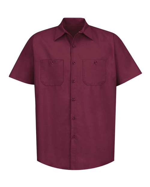 Red Kap Men's Industrial Short Sleeve Work Shirt