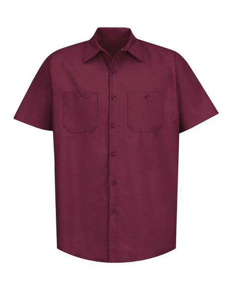 Red Kap Men's Industrial Short Sleeve Work Shirt