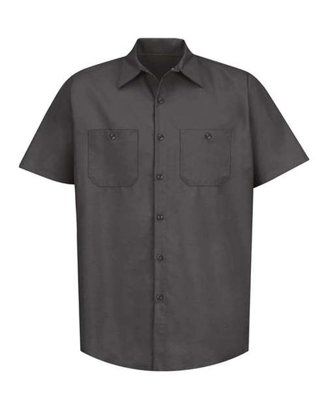 Red Kap Men's Industrial Short Sleeve Work Shirt