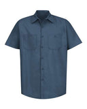 Red Kap Men's Industrial Short Sleeve Work Shirt