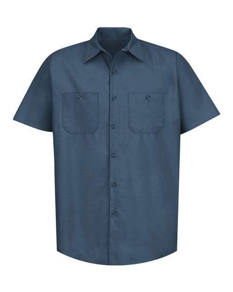 Red Kap Men's Industrial Short Sleeve Work Shirt