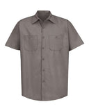 Red Kap Men's Industrial Short Sleeve Work Shirt