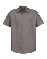 Red Kap Men's Industrial Short Sleeve Work Shirt