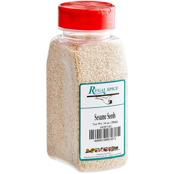 Regal Hulled White Sesame Seeds 10 oz.