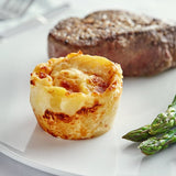 White Toque Individual Potato au Gratin 4.23 oz. - 40/Case
