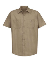 Red Kap Men's Industrial Short Sleeve Work Shirt