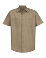 Red Kap Men's Industrial Short Sleeve Work Shirt