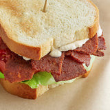 Upton's Naturals Plant-Based Vegan Seitan Bacon Strips 5 lb. - 2/Case