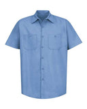 Red Kap Men's Industrial Short Sleeve Work Shirt