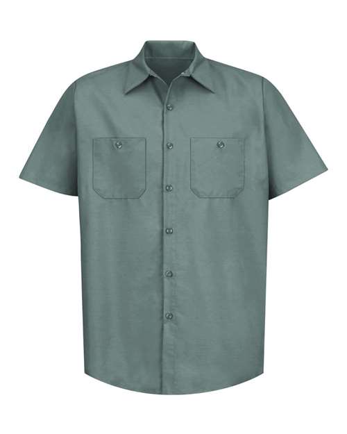Red Kap Men's Industrial Short Sleeve Work Shirt