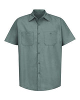 Red Kap Men's Industrial Short Sleeve Work Shirt