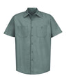 Red Kap Men's Industrial Short Sleeve Work Shirt