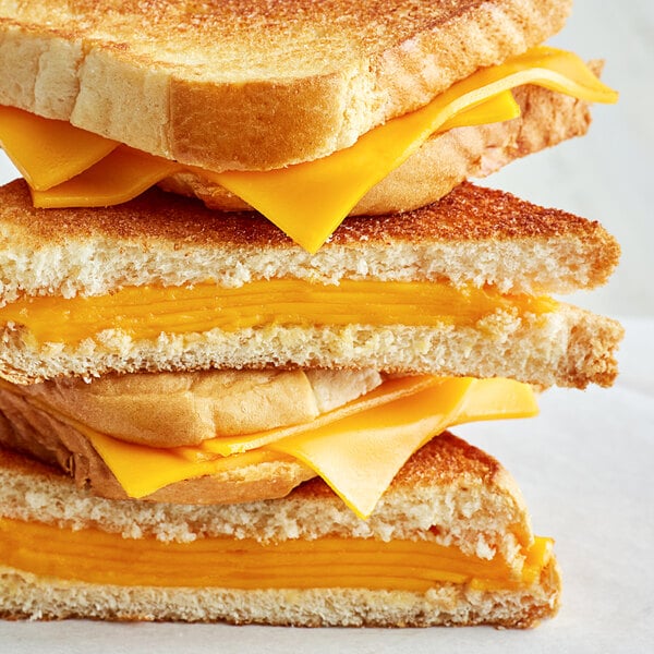 Violife Just Like Cheddar Vegan Cheese Slices 2.2 lb. - 5/Case
