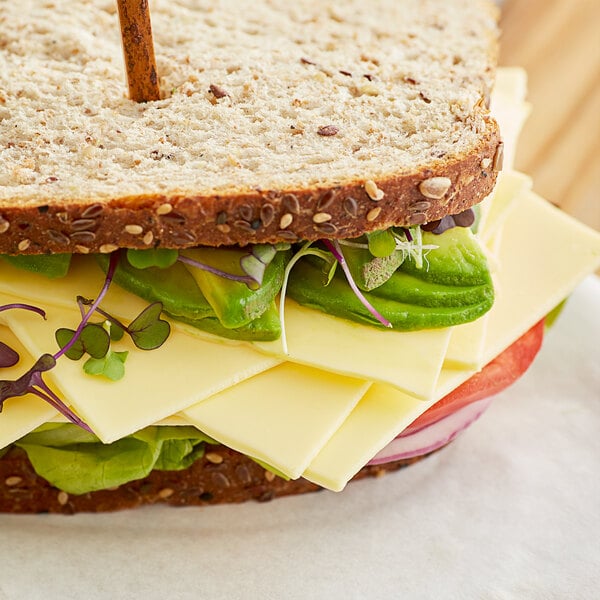 Violife Just Like Provolone Vegan Cheese Slices 2.2 lb. - 5/Case