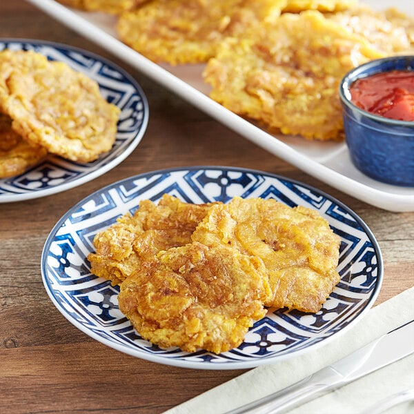 Fried Plantain Tostones 3 lb. - 6/Case