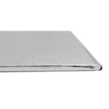 O'Creme Square Silver Cake Drum Board, 14 x 1/4" Thick, Pack of 10