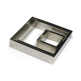 Gobel Square Stainless Steel Cake Ring, 8.75" x 1.75" H (222mm x 45mm H)