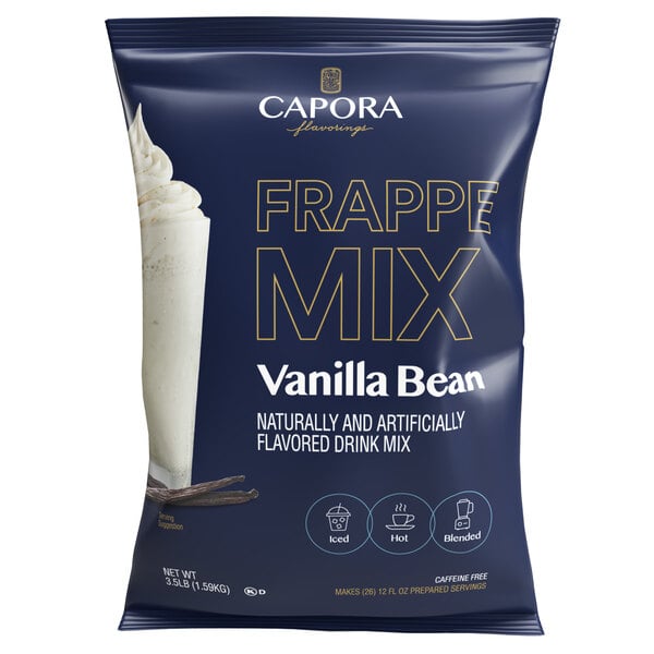 Capora 3.5 lb. Vanilla Bean Frappe Mix