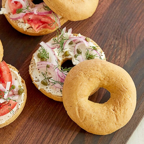 Schar Gluten-Free Plain Pre-Sliced Bagel 4-Count - 4/Case