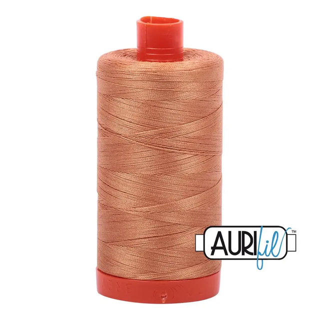 Cotton Thread Aurifil 50wt Caramel Large Spool