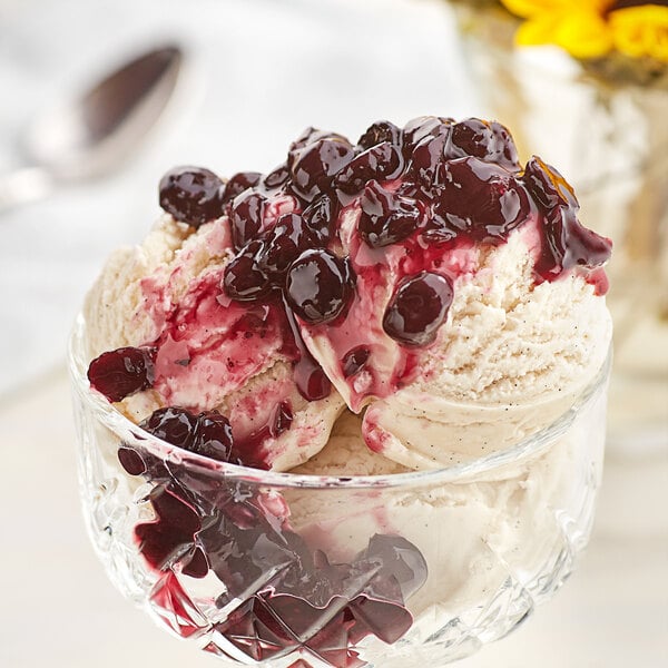 J. Hungerford Smith Blueberry Dessert Topping 115 oz. - 3/Case