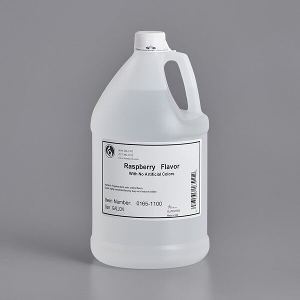 LorAnn Oils No Color Added Raspberry Super Strength Flavor 1 Gallon