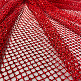 Diamond Fishnet 4-Way Stretch Fabric