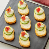 Meliora Garlic Herb Mini Bruschette Toast 5.3 oz. - 10/Case