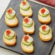 Meliora Garlic Herb Mini Bruschette Toast 5.3 oz. - 10/Case