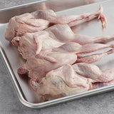 Manchester Farms 4-5 oz. Fresh Whole Quail with Feet - 24/Case