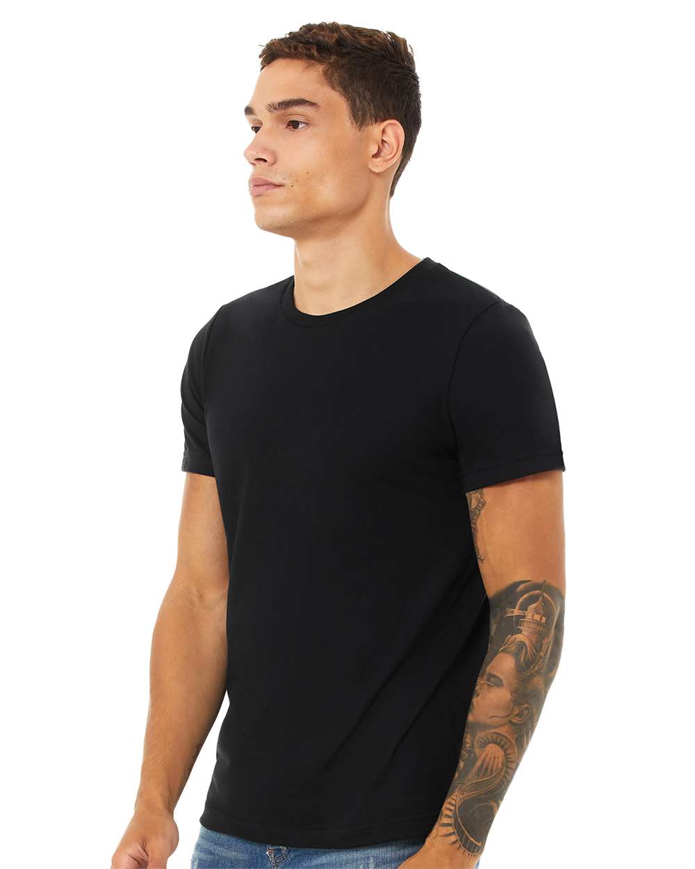 BELLA + CANVAS® Crewneck Short Sleeve CVC Jersey Tees