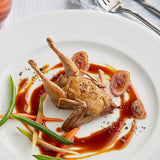 Manchester Farms 4.5 oz. Fresh Semi Boneless Quail - 24/Case