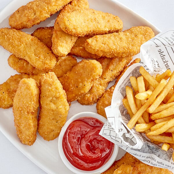Beyond Meat Plant-Based Vegan Breaded Chicken Tenders 5 lb. - 2/Case