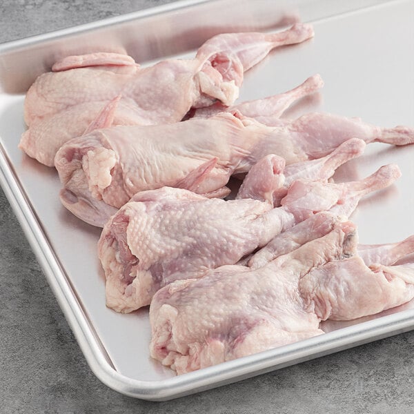 Manchester Farms 4 oz. Fresh Semi Boneless Quail - 24/Case