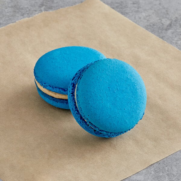 Macaron Centrale Blue Caramel Macaron - 100/Case