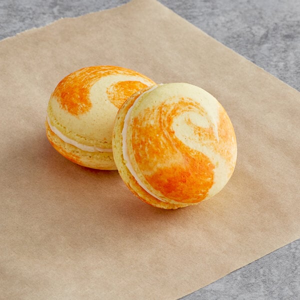 Macaron Centrale Peaches and Cream Macaron - 100/Case