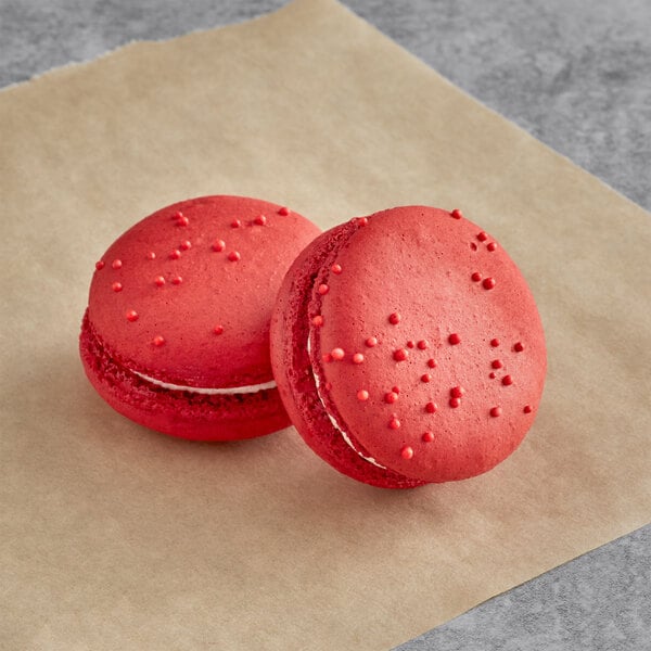 Macaron Centrale Strawberry Macaron - 100/Case