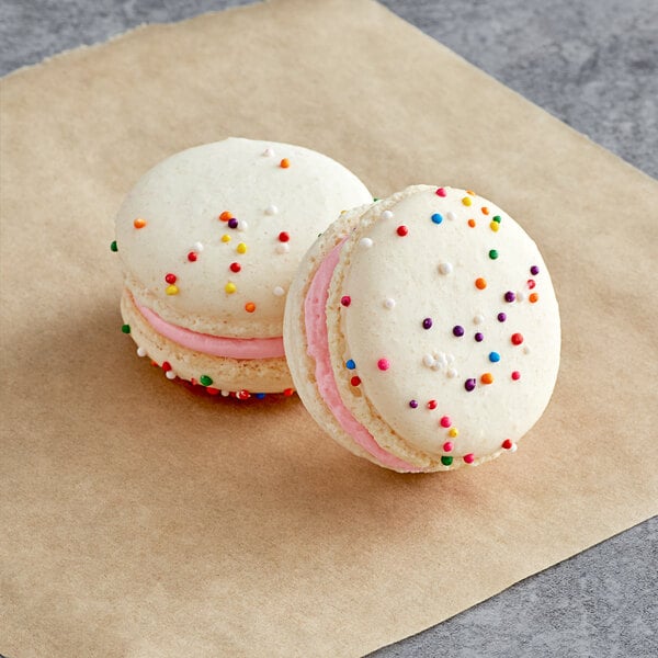 Macaron Centrale Birthday Cake Macaron - 50/Pack