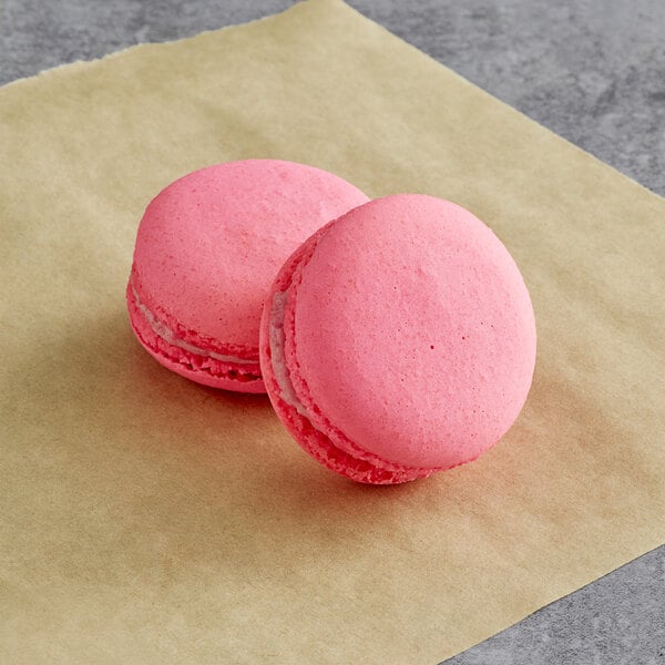 Macaron Centrale Raspberry Macaron - 50/Pack