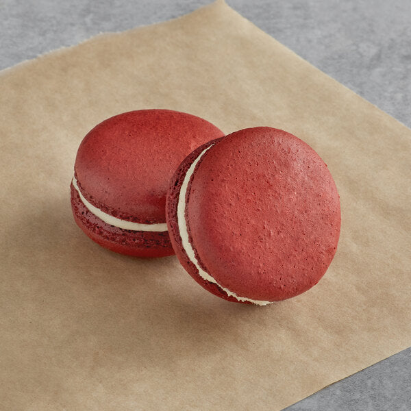 Macaron Centrale Red Velvet Macaron - 50/Pack