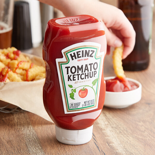 Heinz Ketchup Upside Down Squeeze Bottle 20 oz.