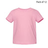 RADYAN® Infant Short Sleeve Crew Neck Fine Jersey Tee