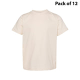 RADYAN® Toddler Fine Jersey Crewneck Short Sleeve Tee - 3321