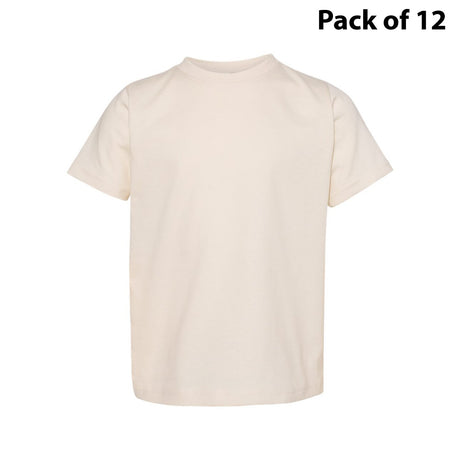 RADYAN® Toddler Fine Jersey Crewneck Short Sleeve Tee - 3321